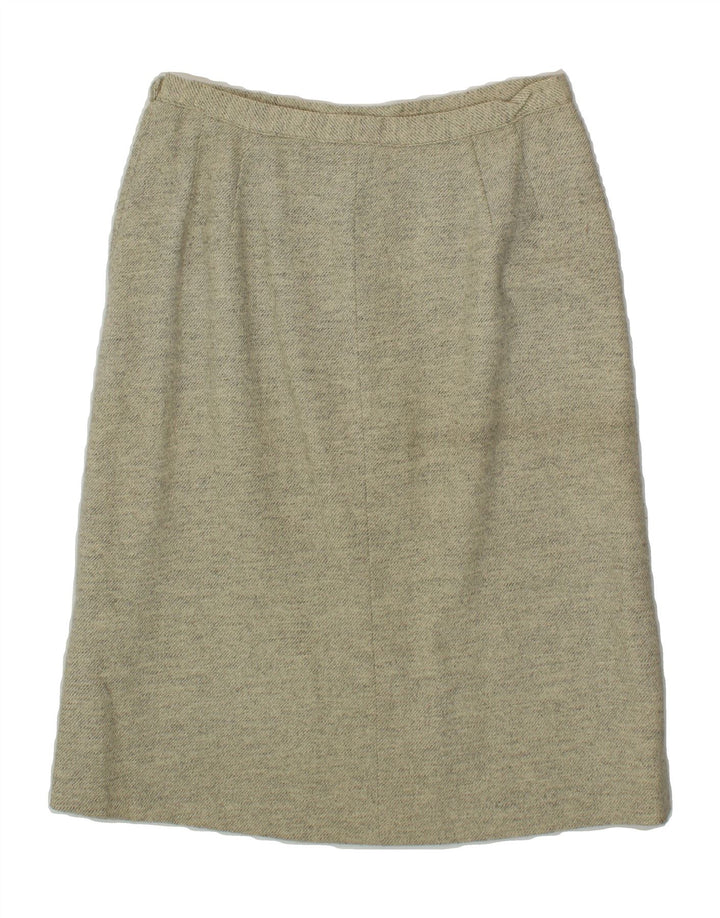 VINTAGE Womens Straight Skirt W28 Medium Grey Vintage Vintage and Second-Hand Vintage from Messina Hembry 