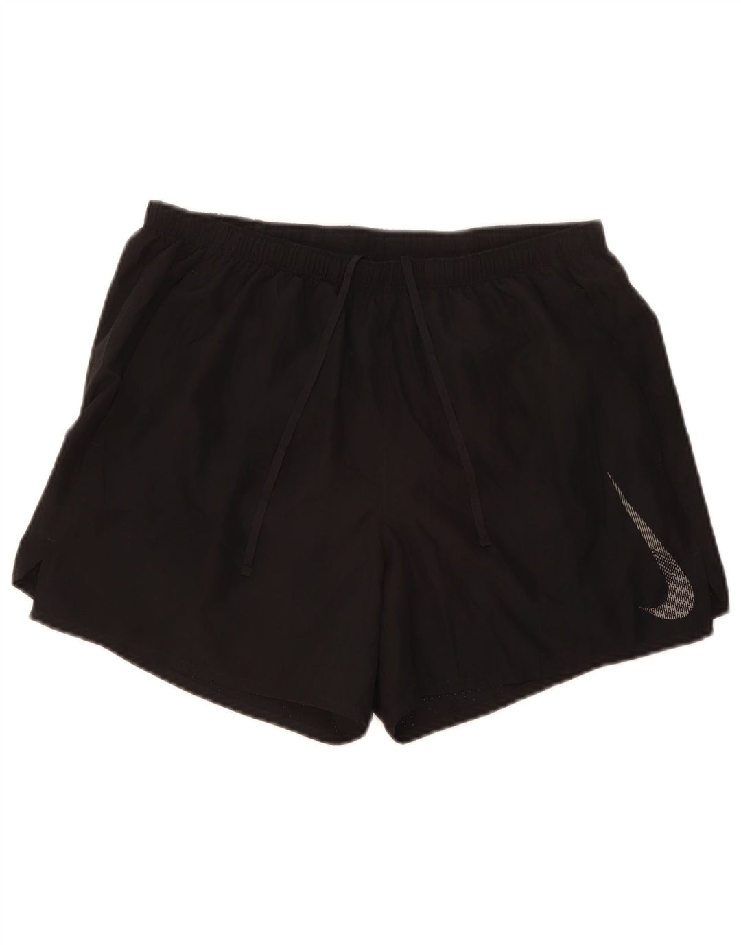Nike Dri Fit Graphic Sport Shorts Large Black Poliester
