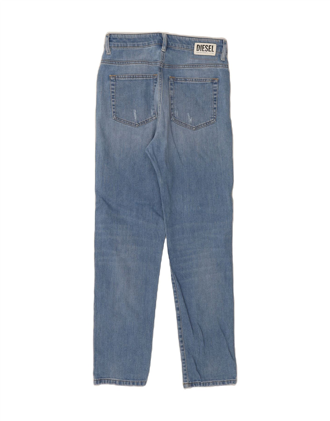 DIESEL Womens Distressed Slim Jeans W27 L27 Blue Cotton Vintage Diesel and Second-Hand Diesel from Messina Hembry 