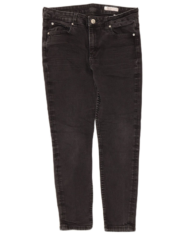 Marks & Spencer ženske uske traperice The Ivy Crop UK 14 Large W32 L24 crne