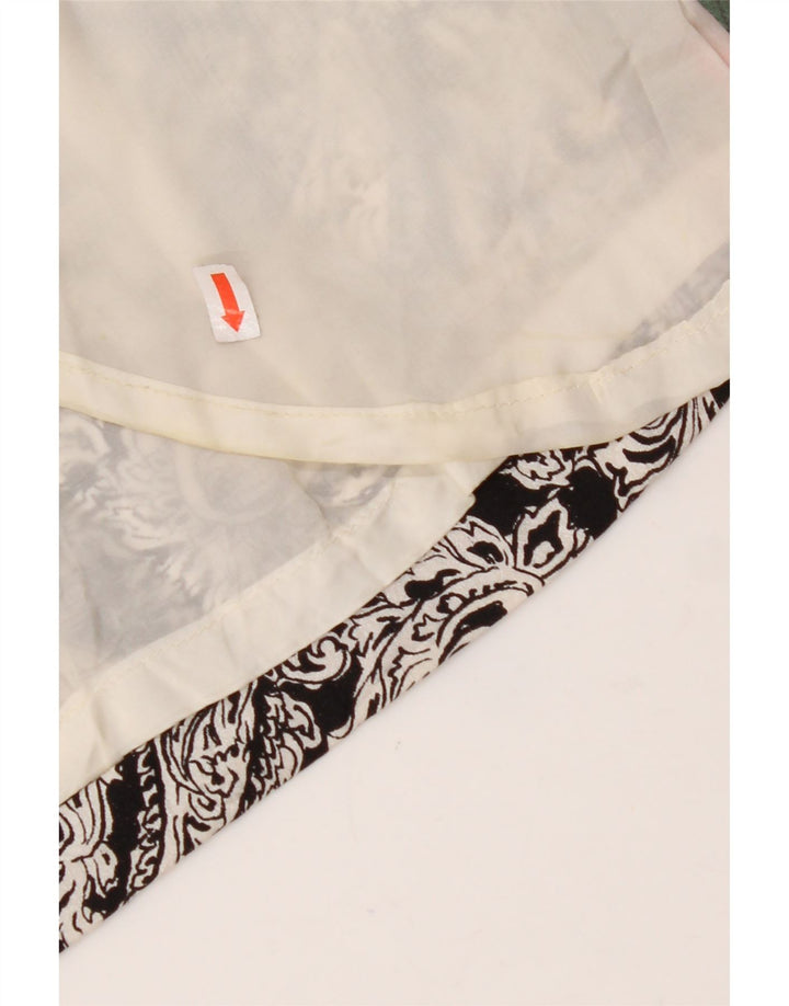 VINTAGE ženska suknja na omot W30 srednje crna paisley boja