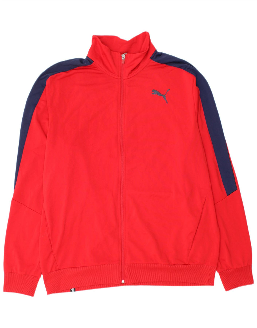 Puma muška gornja jakna trenirke XL Red Colourblock poliester