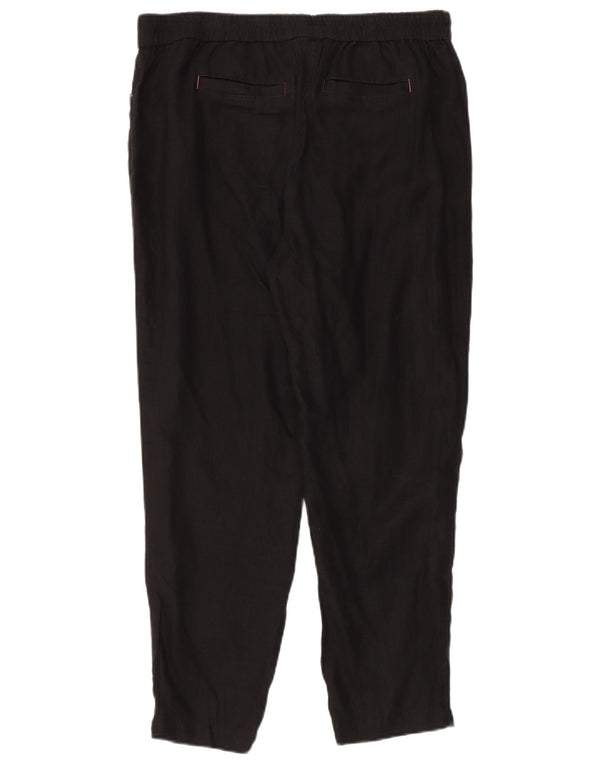 White Stuff Ženske skraćene hlače visokog struka UK 14 Large W34 L27 crne