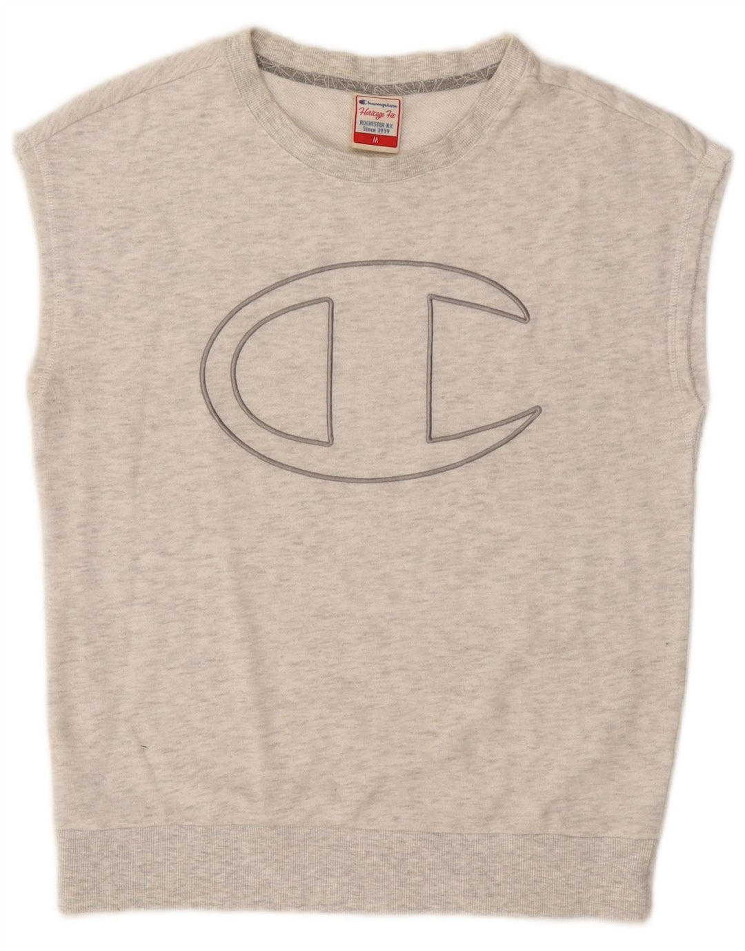 Champion Ženski Heritage Fit Graphic Sweatshirt Džemper UK 14 Srednje siva