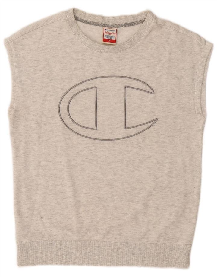Champion Ženski Heritage Fit Graphic Sweatshirt Džemper UK 14 Srednje siva