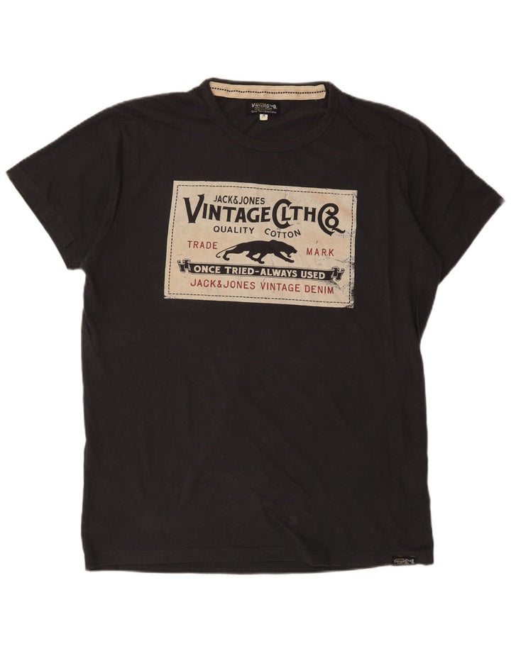 Jack & Jones muška majica kratkih rukava srednje sivi pamuk
