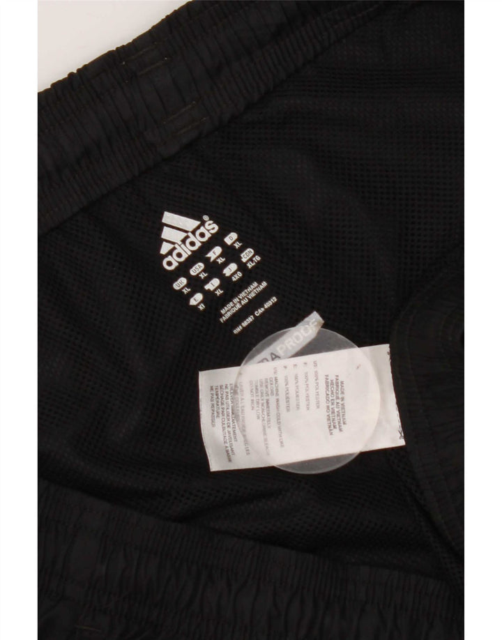 Adidas muške trenirke otporne na klimatske uvjete XL crni poliester