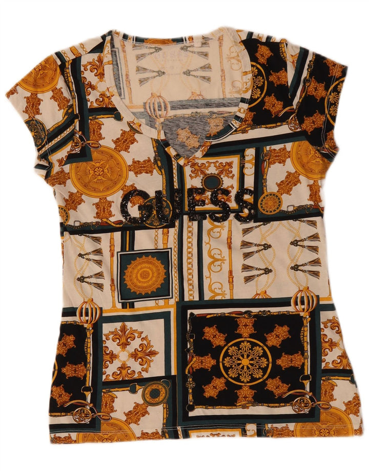 Guess Ženska majica kratkih rukava s grafičkim motivima UK 12 srednje višebojna