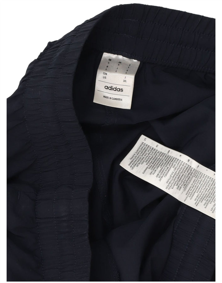 Adidas muške hlače za trenirku, velike tamnoplave poliesterske hlače