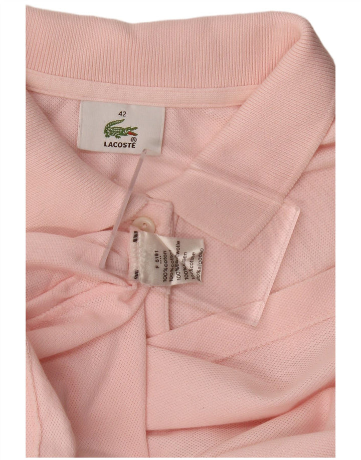 LACOSTE ženska polo majica bez rukava, velika ružičasta pamučna veličina 42