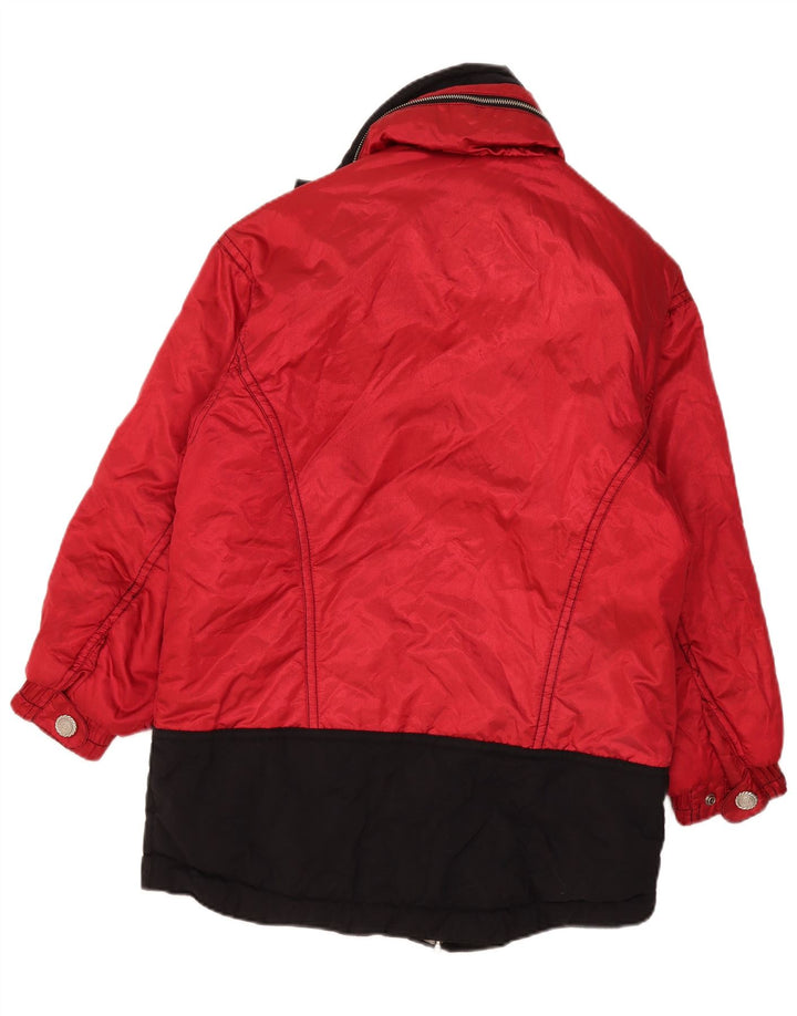 C&A ženska velika skijaška jakna s kapuljačom Rodeo UK 10 Small Red Colourblock