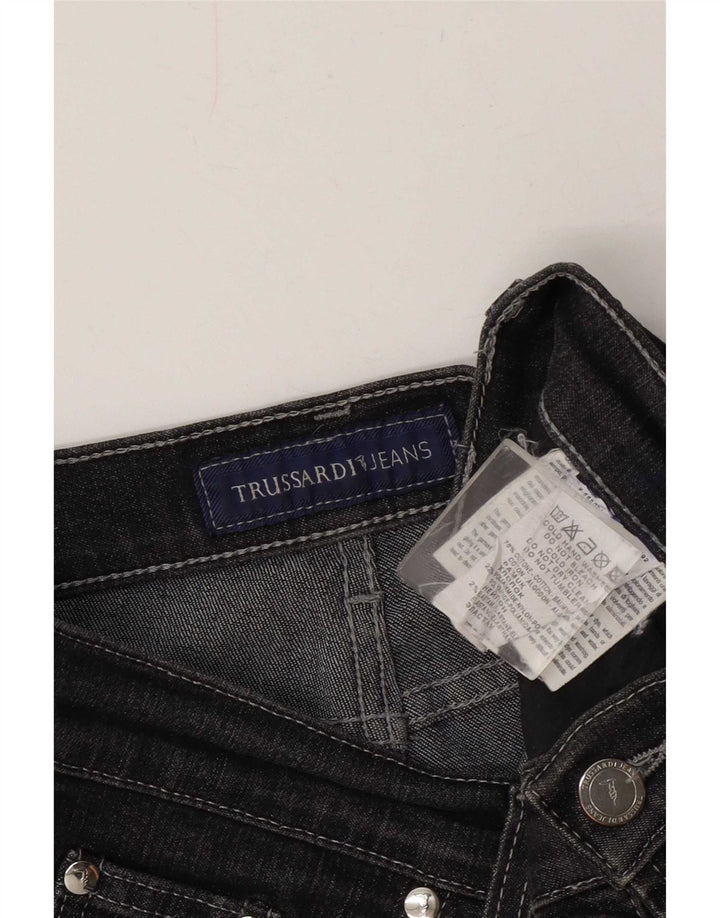 Trussardi ženske ravne traperice W28 L30 sivi pamuk