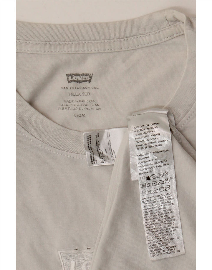 Levi's muška majica kratkih rukava opuštenog kroja, veliki bijeli pamuk