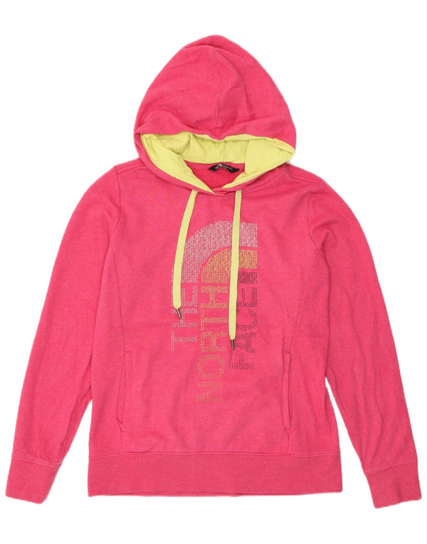 The North Face Ženska majica s kapuljačom s kapuljačom UK 14 Srednje ružičasti pamuk