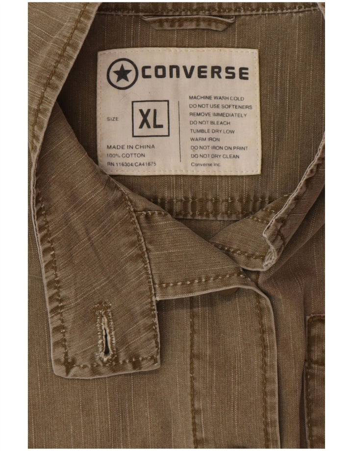CONVERSE Ženska pomoćna jakna UK 18 XL Kaki pamuk