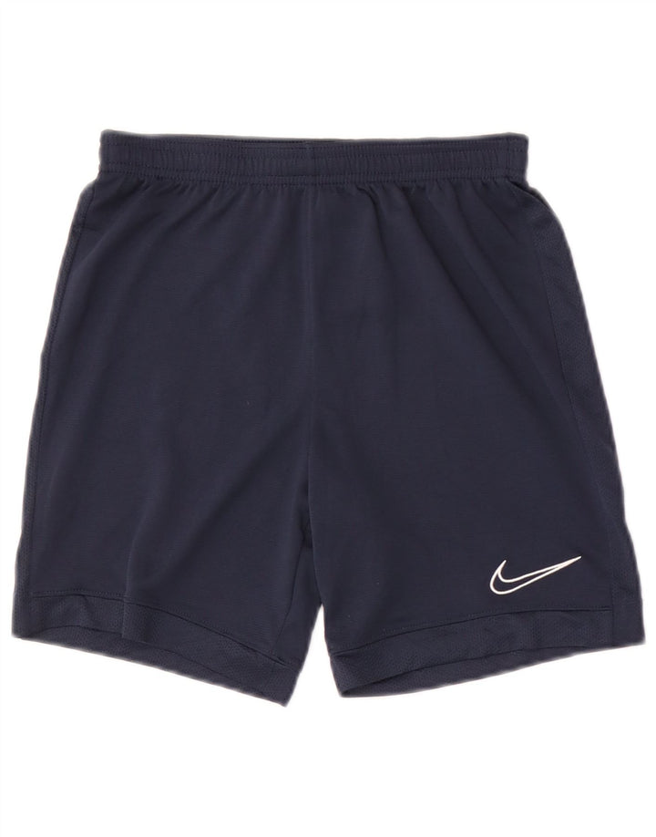 Nike Boys Dri Fit Sport Shorts 10-11 Years Medium Navy Blue Poliester