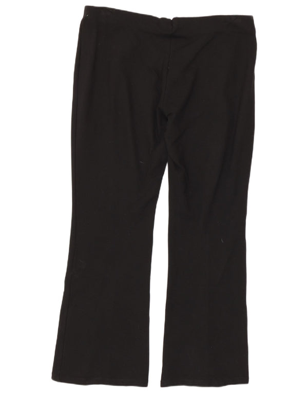 Marks & Spencer ženske ležerne hlače s bootcutom UK 16 Large W34 L28 crne