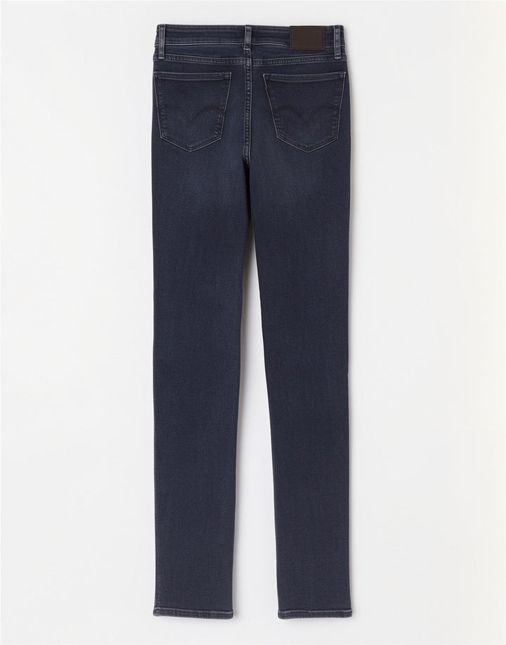 Levi's ženske 712 uske traperice W26 L30 tamnoplavi pamuk
