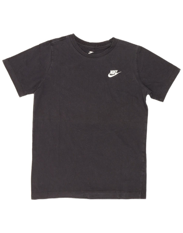 Nike Boys T-Shirt Top 12-13 Years Large Crni Pamuk