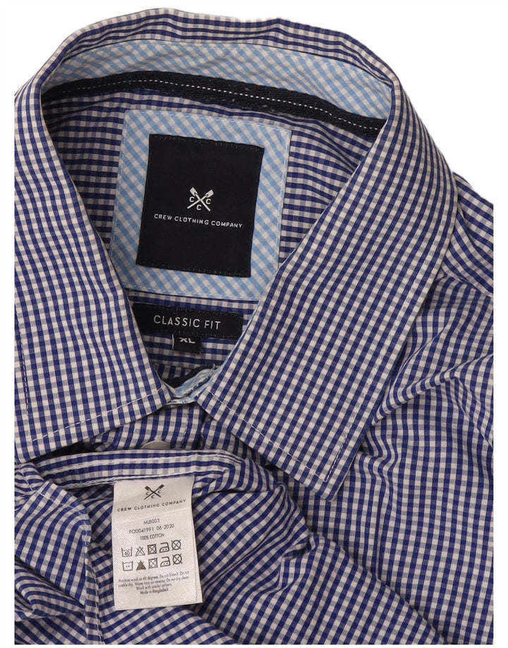 J. Crew muška klasična košulja XL plavi pamuk od ginghama