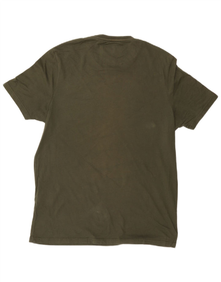 LYLE & SCOTT Muška majica kratkih rukava Veliki kaki pamuk