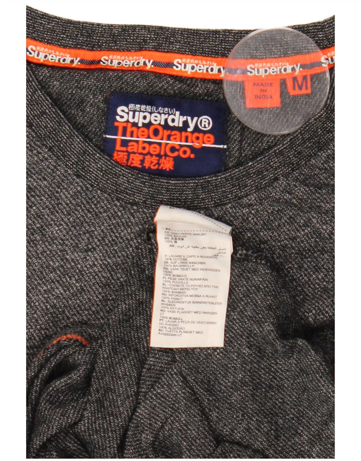 Superdry muška majica kratkih rukava, srednje sivi flekasti pamuk