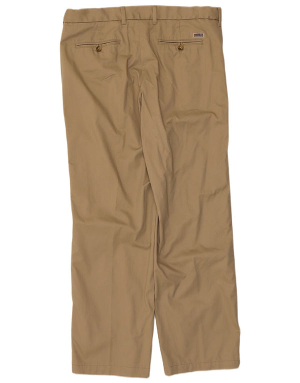 Marks & Spencer muške chino hlače s klinovima Blue Harbor W36 L31 Bež