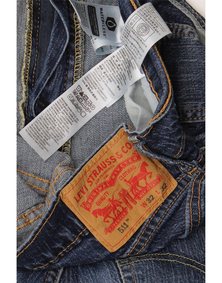Levi's muške 511 uske traperice W32 L32 plavi pamuk