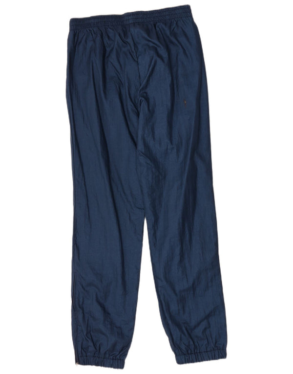 Vintage muške trenirke Hlače Joggers IT 48 Medium tamnoplavi poliamid