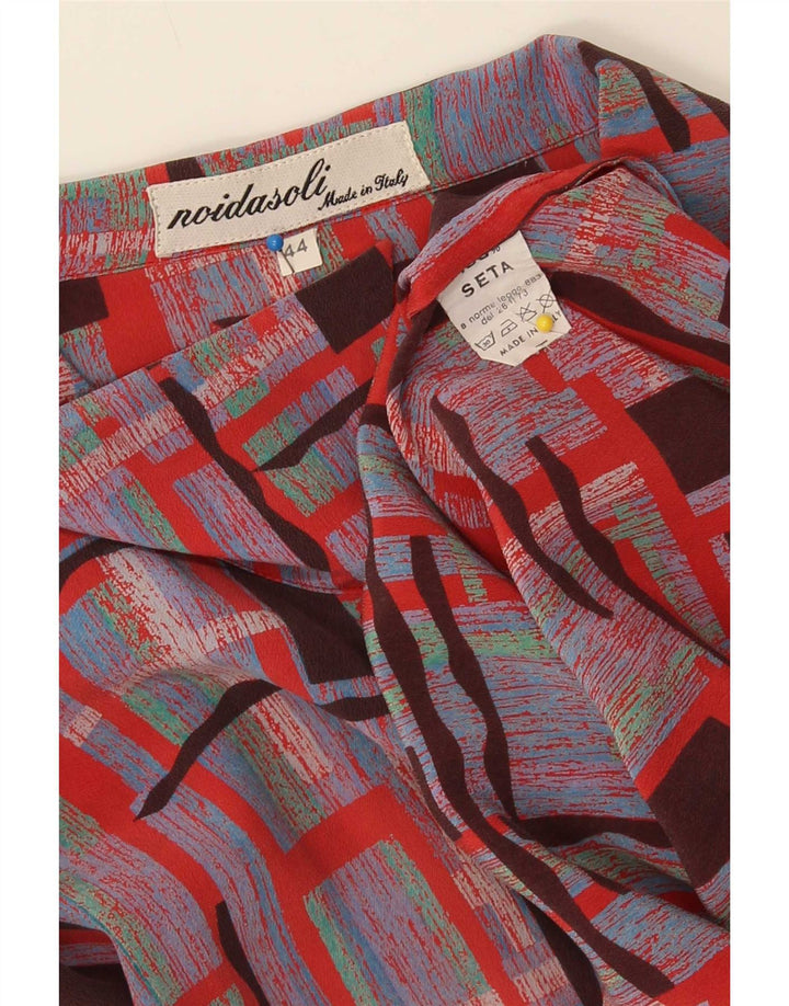 Vintage ženska prevelika košulja bluza IT 44 srednje raznobojna geometrijska