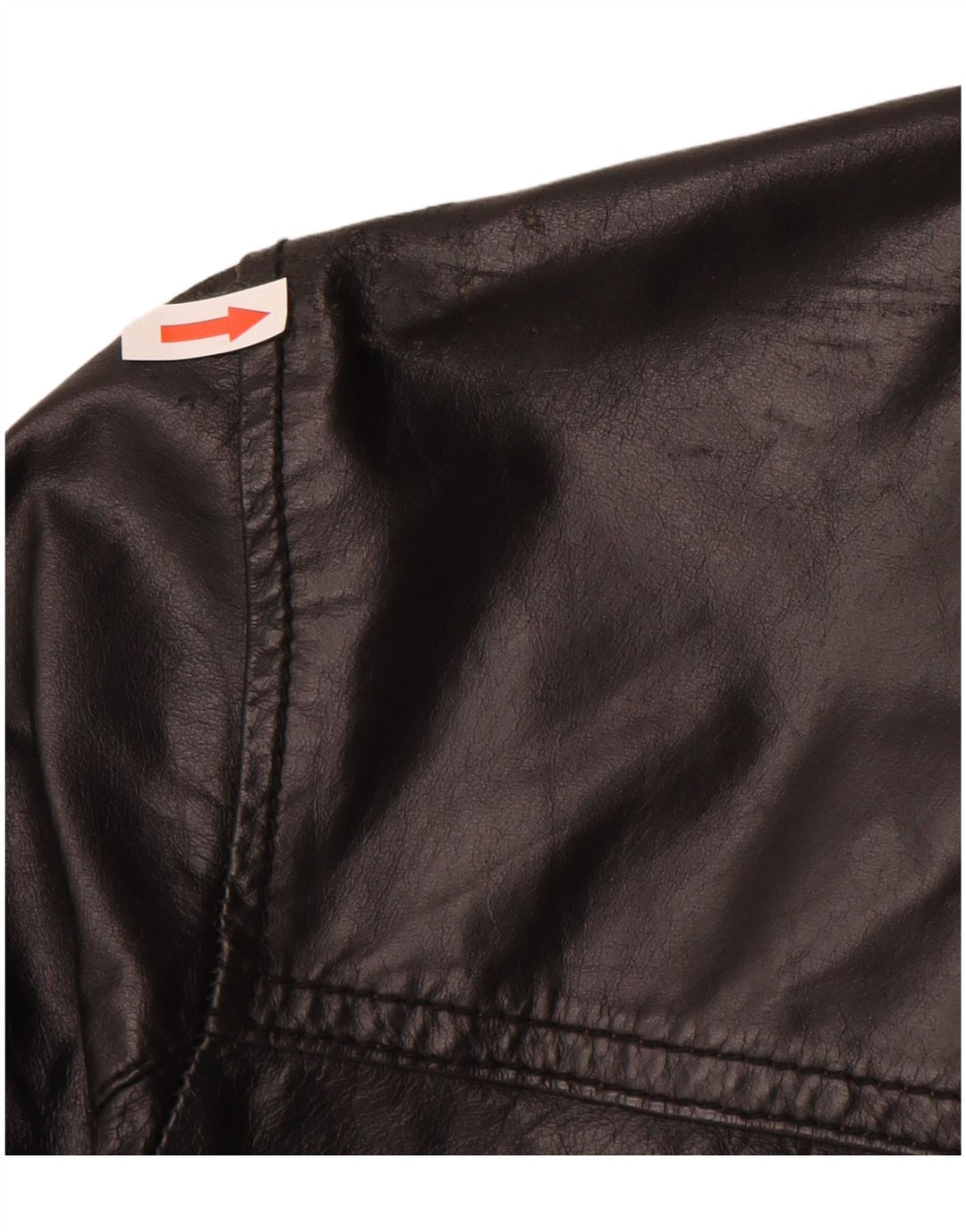 Vintage muška kožna jakna UK 38 srednje crna koža