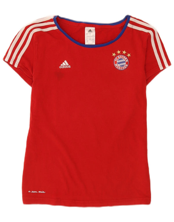 Adidas ženska majica kratkih rukava s grafičkim motivima UK 8/10 male crvene sportske