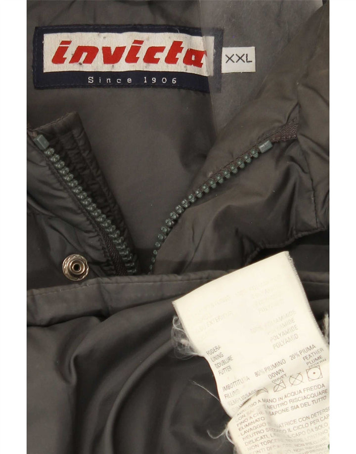 Invicta muška podstavljena jakna UK 44 2XL sivi poliamid