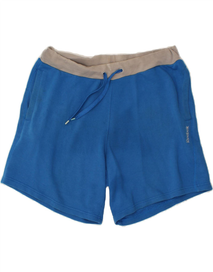 REEBOK Mens Sport Shorts Large  Blue Cotton Vintage Reebok and Second-Hand Reebok from Messina Hembry 