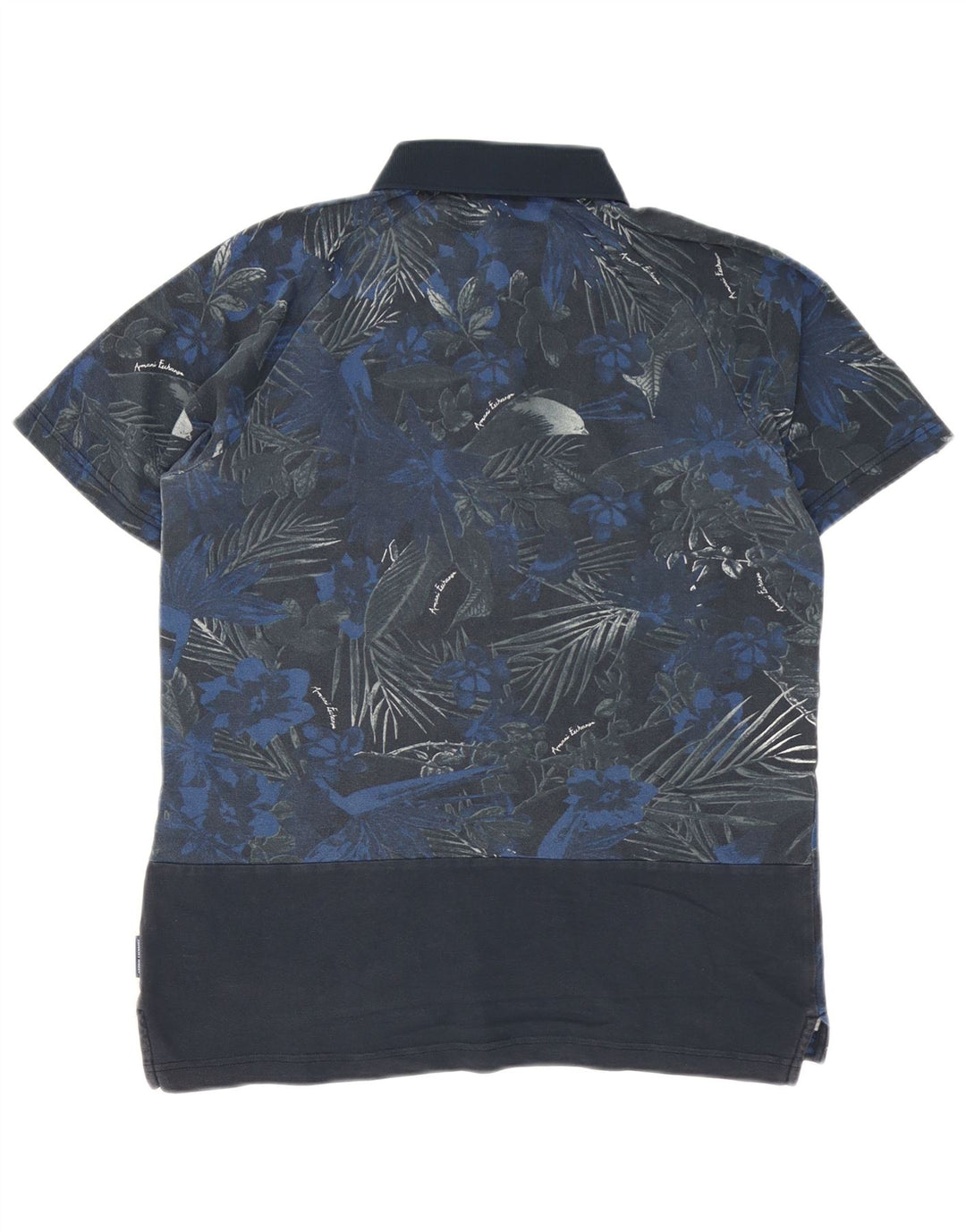 Armani Exchange muška polo majica Srednje plavi cvjetni pamuk