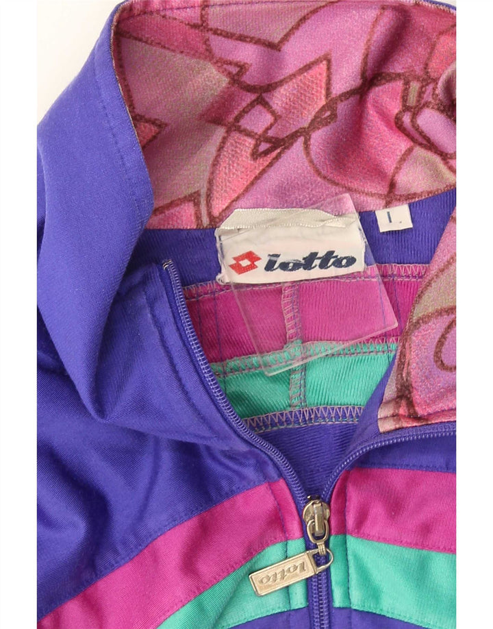 Lotto muška gornja jakna trenirke velika ljubičasta boja