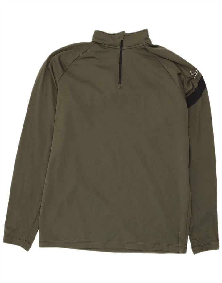 NIKE Muški Dri Fit Graphic Pulover Trenirka Top srednje boje kaki boje