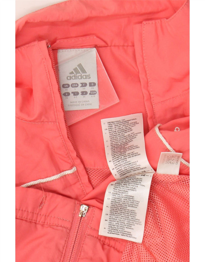 Adidas ženska gornja jakna trenirke UK 10 mali ružičasti poliester
