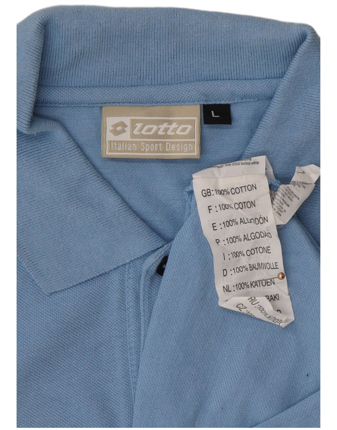 LOTTO muška polo majica Large Blue Pamuk