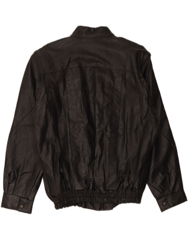 VINTAGE muška kožna jakna UK 42 XL crna