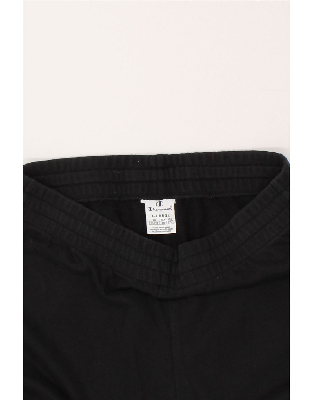 CHAMPION Womens Leggings UK 18 XL Black Vintage Champion and Second-Hand Champion from Messina Hembry 