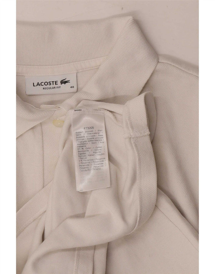 Lacoste ženska polo majica standardnog kroja, veličina 40, srednji bijeli pamuk