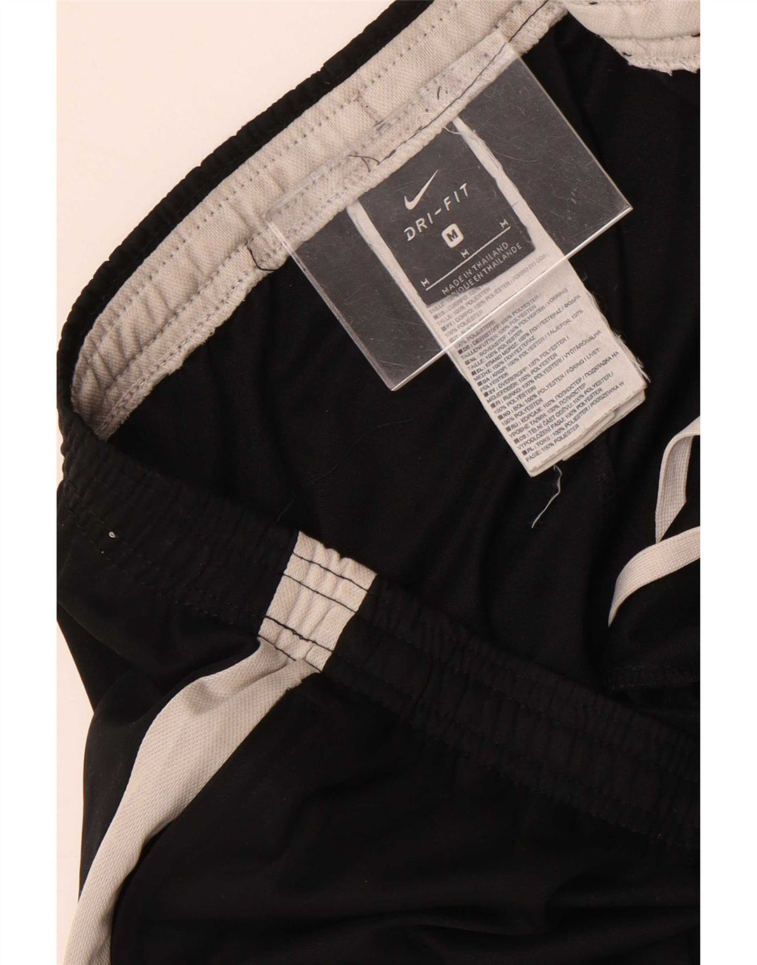 Nike muške Dri Fit hlače za trenirku srednje crne boje od poliestera