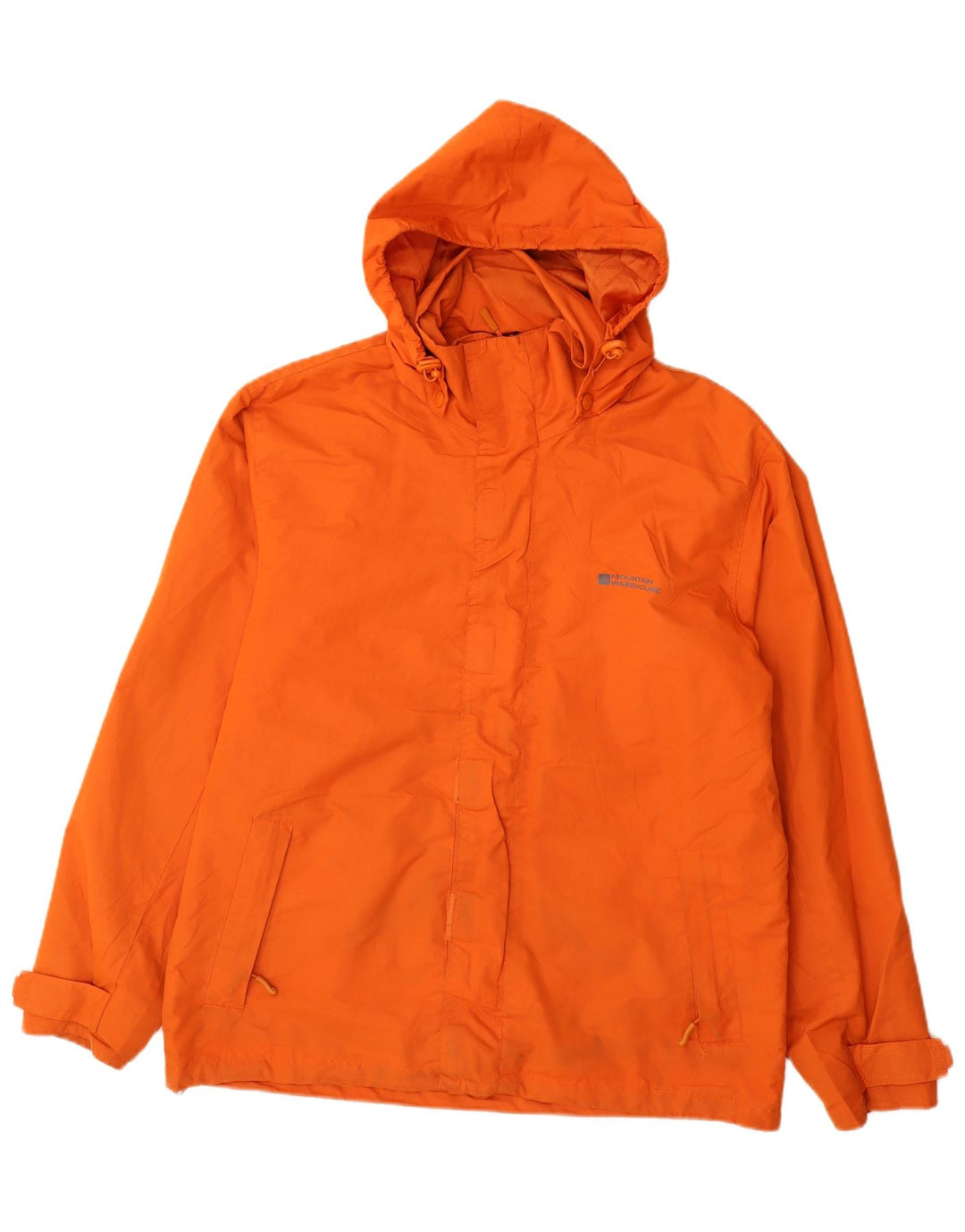 Mountain Warehouse Muška kišna jakna s kapuljačom UK 38 Srednje narančasti poliester