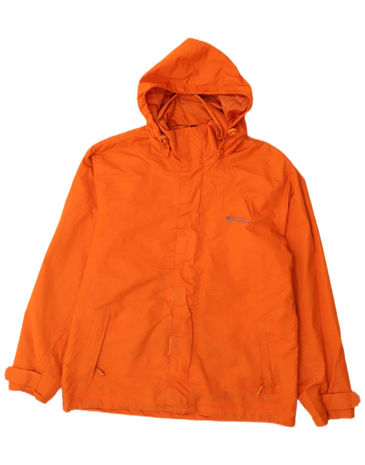 Mountain Warehouse Muška kišna jakna s kapuljačom UK 38 Srednje narančasti poliester