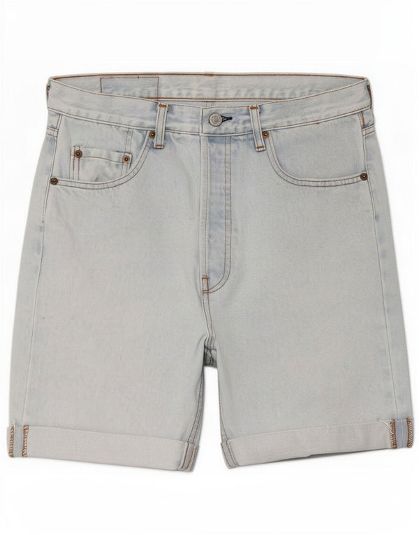 Levi's muške 501 traper kratke hlače Large W34 plavi pamuk