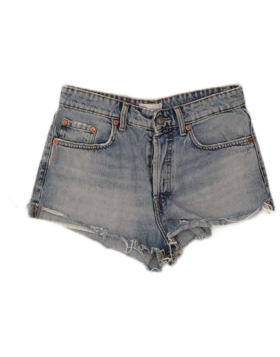 Zara ženske traper vruće hlačice EU 36 XS W26 plave