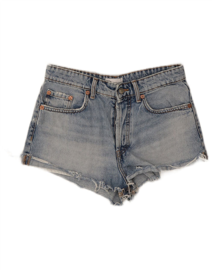 Zara ženske traper vruće hlačice EU 36 XS W26 plave
