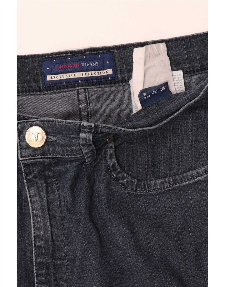 Trussardi ženske ravne traperice W30 L30 sive