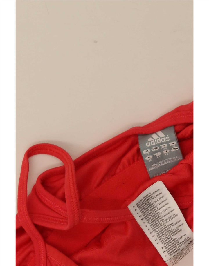 Adidas ženski prsluk Climalite Top UK 12 Srednje crveni poliester